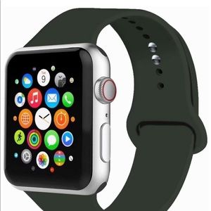 Olive green Apple Watch band